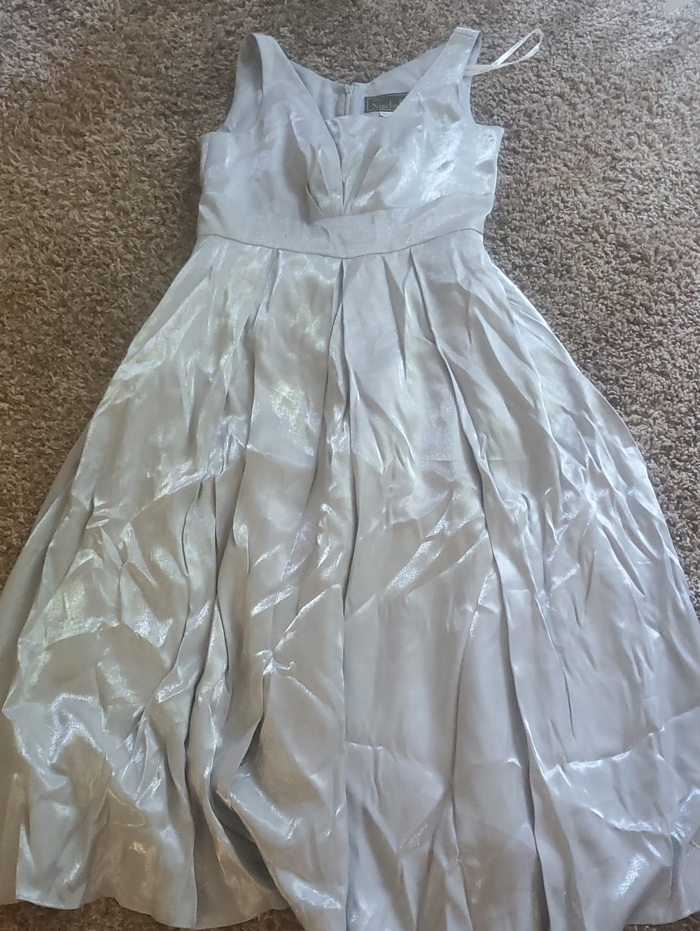 Silver Cocktail Dress